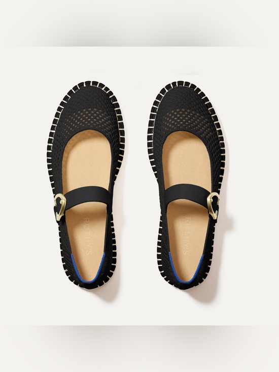 Rothy's Shoes - Rothy’s The Espadrille Mary Jane - Black, Women’s Size 7.5